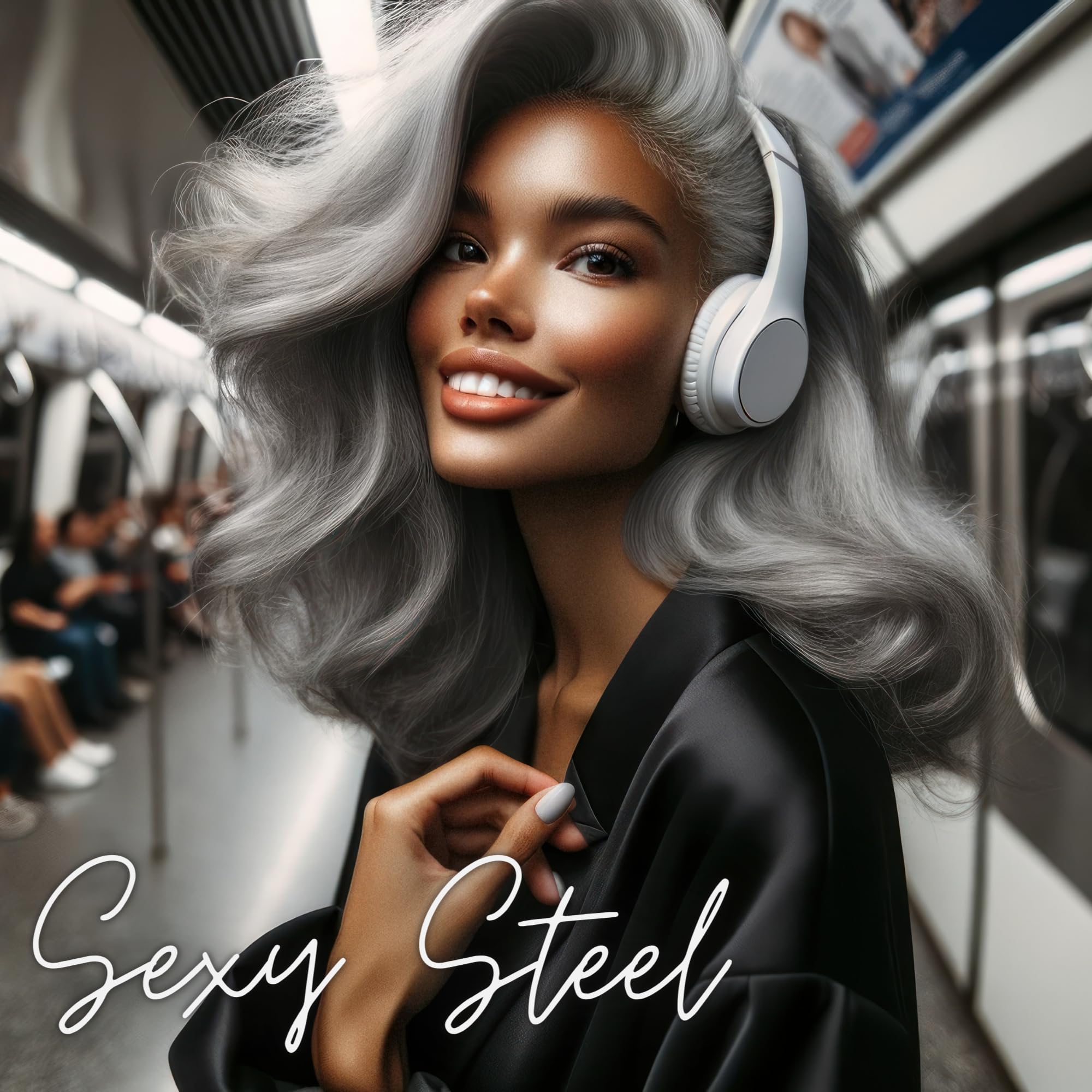 Watercolors INTENSE METALLIC Semi Permanet Color Depositing Shampoo-Sulfate & Paraben Free to Maintain & Enhance Hair Color 8 fl oz - STEEL (2 Count) 4