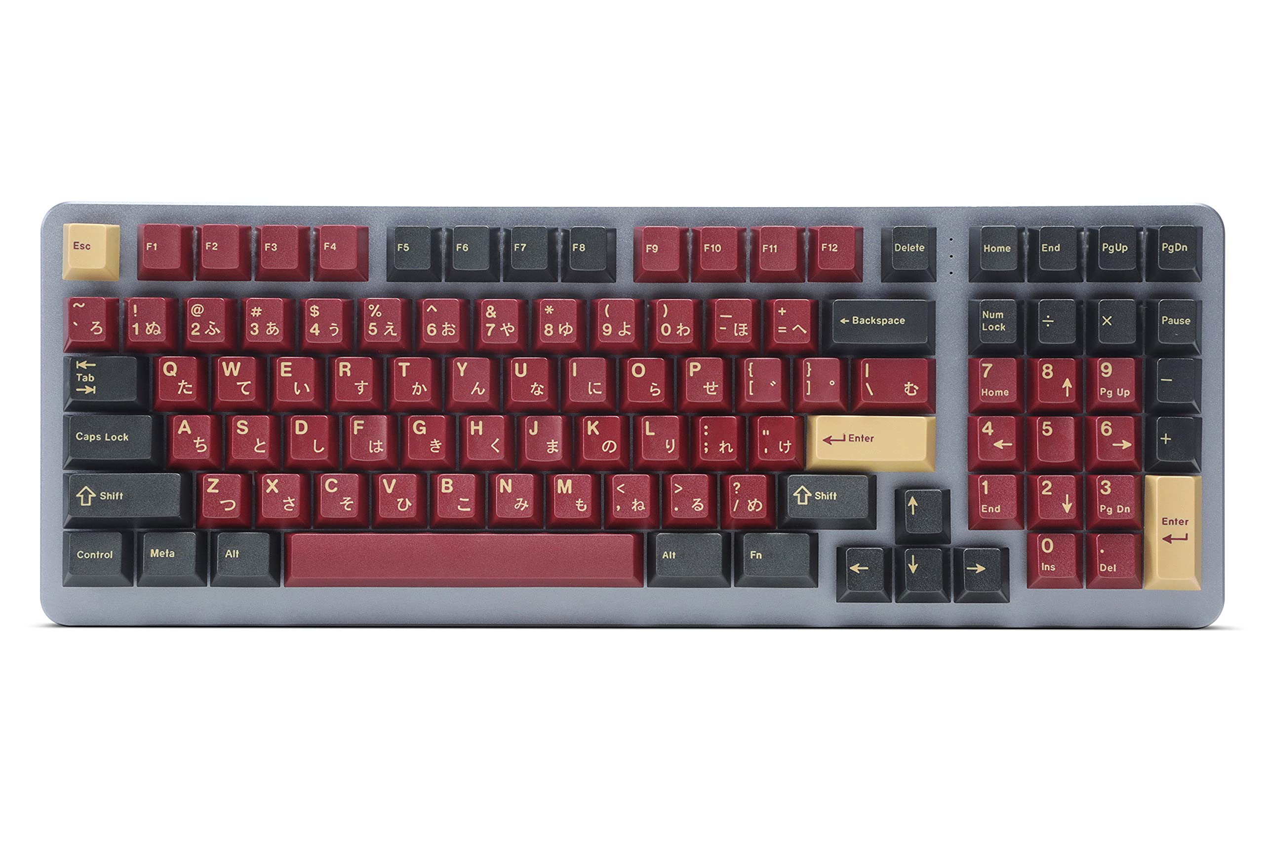 DROP + Redsuns GMK Red Samurai Keycap Set for Full-Size Keyboards - Compatible with Cherry MX Switches and Clones (1800 Layout 113-key Kit) 2