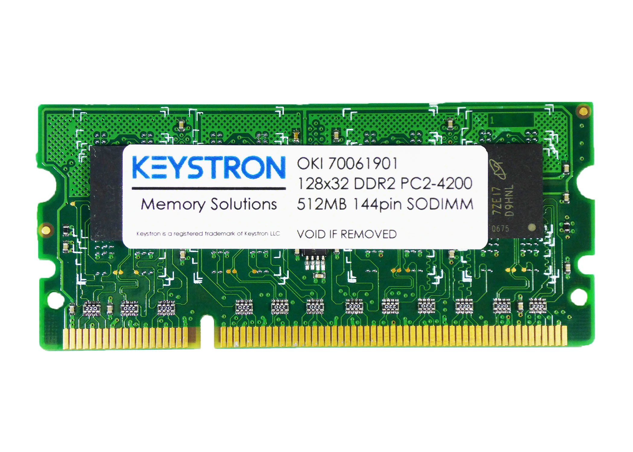 Keystron 512MB DDR2 144Pin Memory RAM for OKI Color Printer MC332dn, MC342n, MC342dn, MC342dnw, MC352dn, MC352dn-L