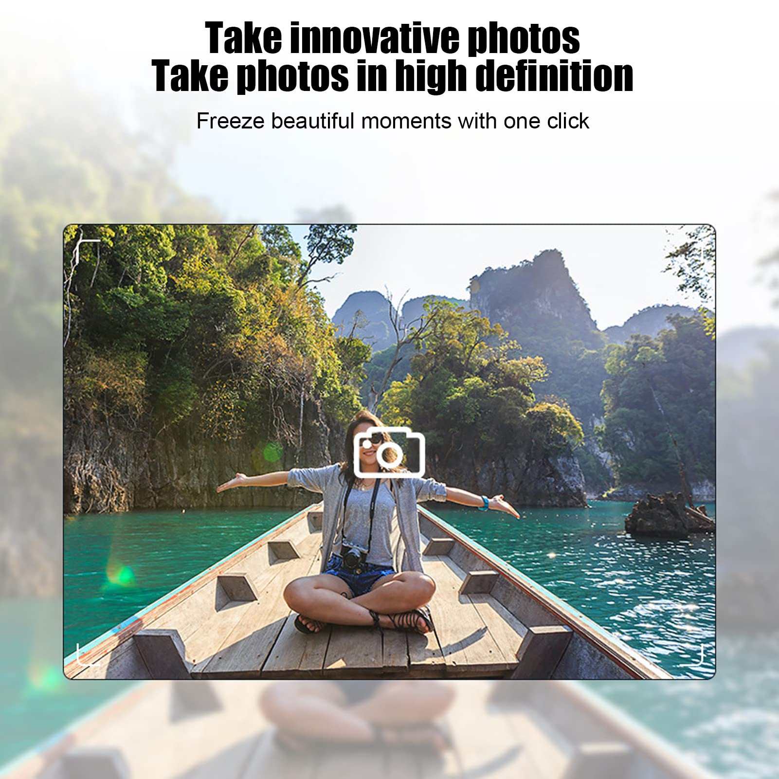 Video Recorder, 1080P Mini Body Camera Video Recorder, 180° Wide Angle, Tiny Camera, Nanny Small Cam, Body Camera, High Definition, 2 Recording Modes(8GB) 4