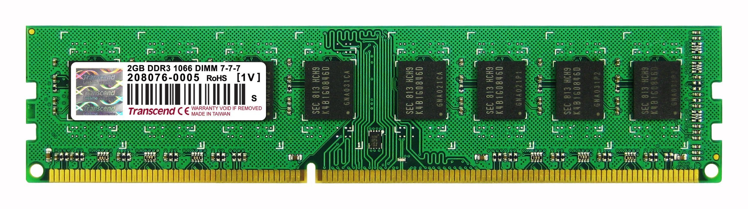2GB DDR3 1066 (PC3 8500) Dimm 240PIN