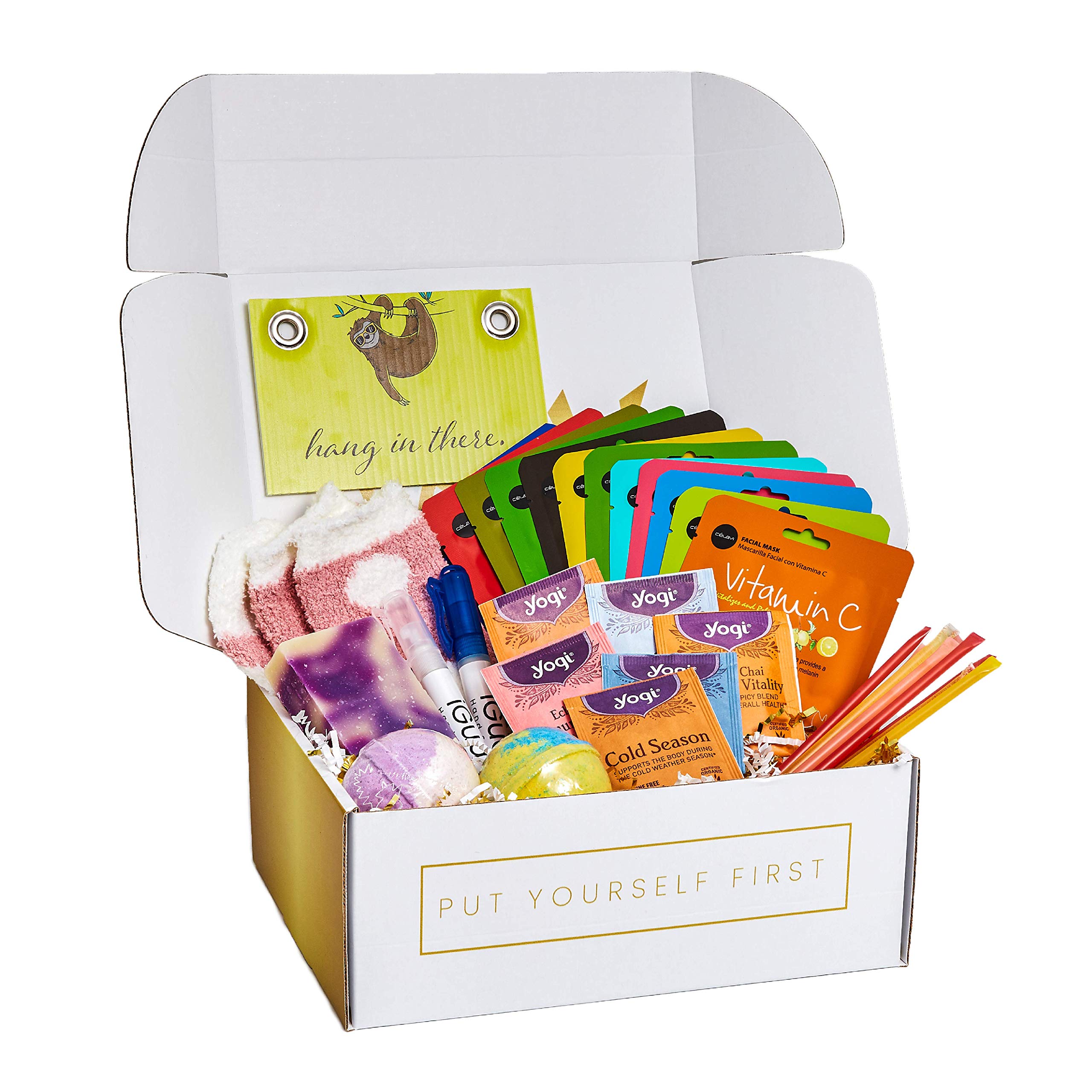 Luxe Gift Box For Women - Spa, Stress Relief, Self Care & Get-Well - Featuring Curated, Locally Produced & Women Owned Products (Get Well Collection)