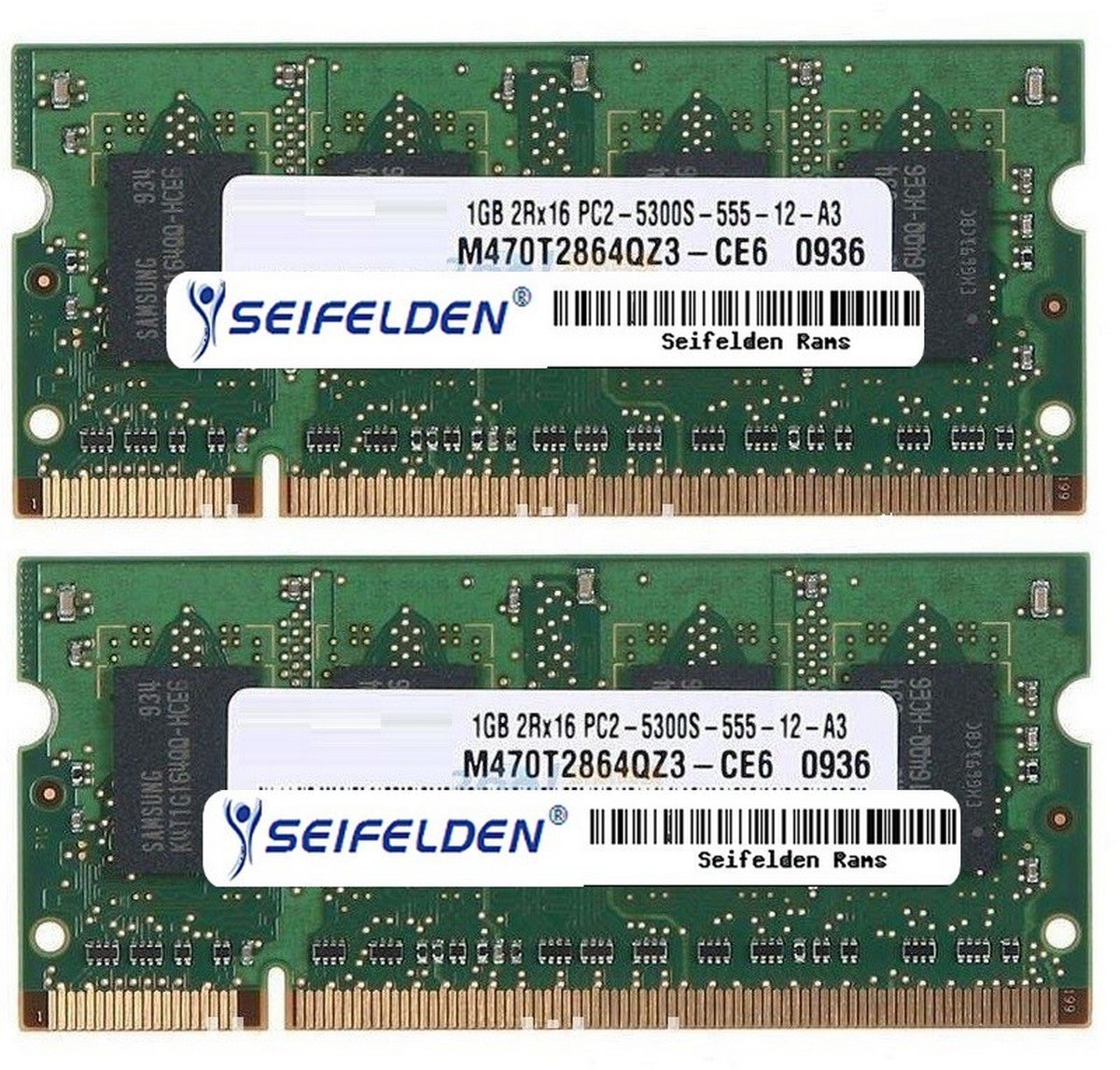 Seifelden 2GB (2X1GB) Memory RAM for HP Pavilion HDX9325TX HDX9350EB HDX9350EF HDX9350EG HDX9350EL HDX9350EO HDX9350ES HDX9370EE HDX9390EE HDX9390EF HDX9390EL