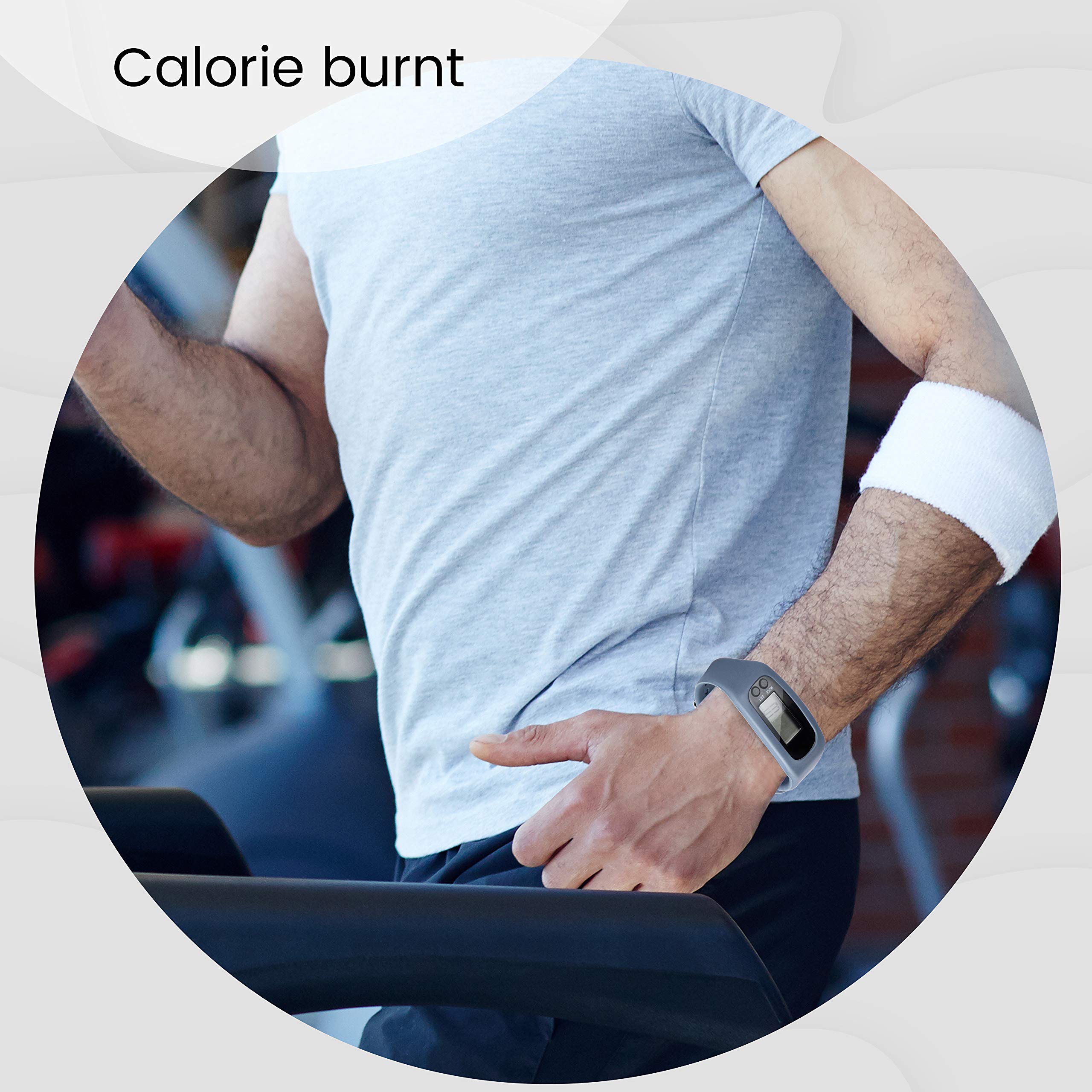 ZEB-PDM100, Zebronics wristband pedometer with calorie burnt, LCD Display, Distance tracking & Time display 3