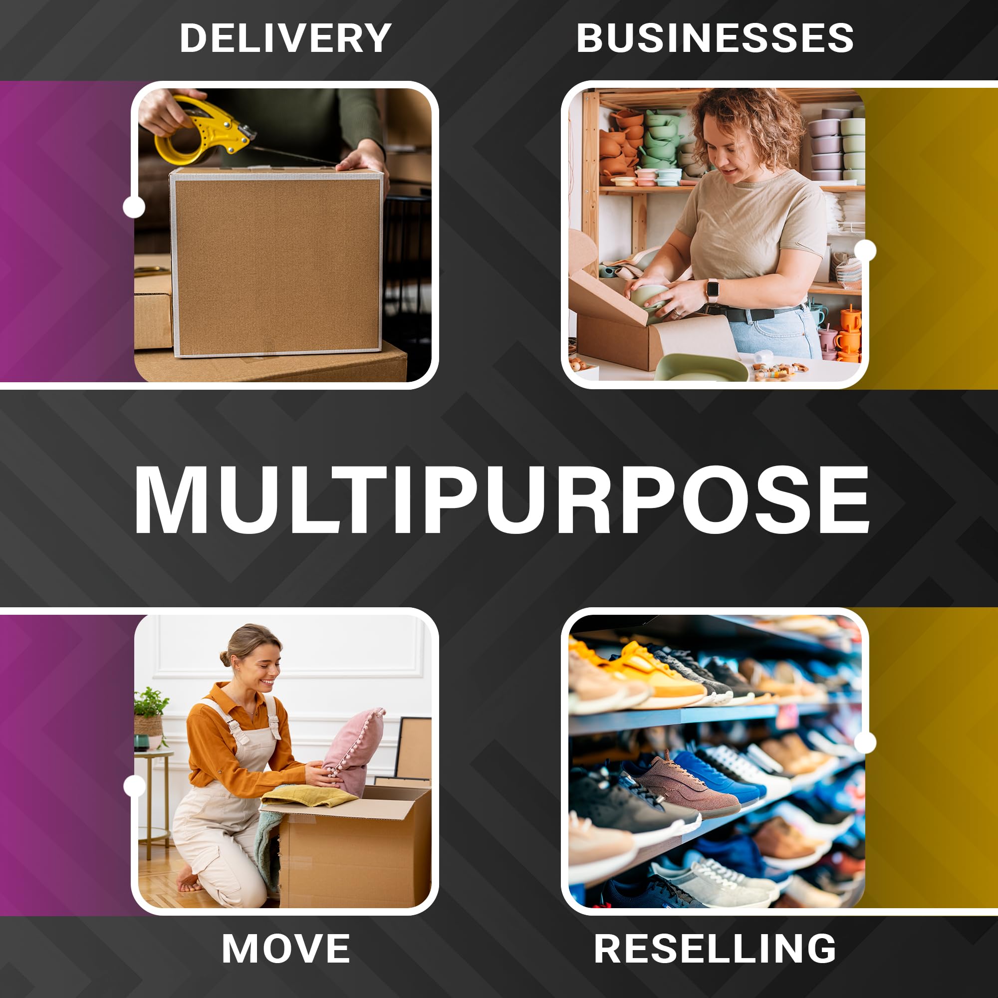 ABC Packing List Envelopes, 9.5 x 12 Inch. 500 Pack 2 Mil Polyethylene Clear Self Adhesive Shipping Label Sleeves. Plastic Shipping Label Pouches for Invoice and Efficient Order Management 6