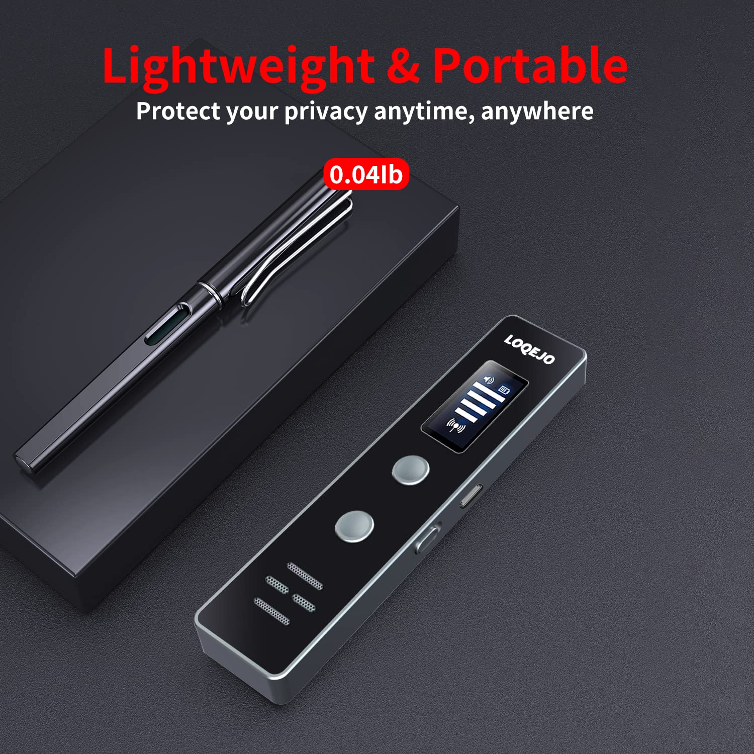 LOQEJO Hidden Devices Detector Anti Spy Detector Hidden Camera Detectors Bug Detector GPS Detector HD103 3