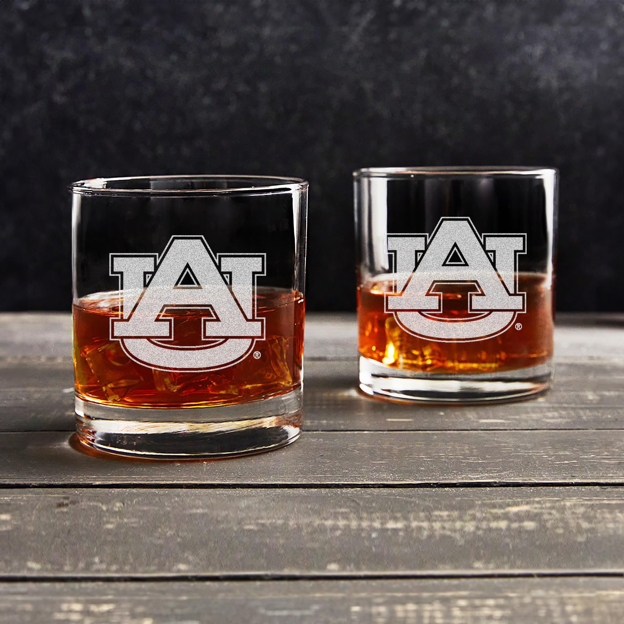 Lifetime Creations Auburn Tigers Whiskey Glass - Officially Licensed, Engraved Lowball Glass, Graduation Father's Day Birthday Gift for Men, Football Fan, Alumni, Made in USA 3