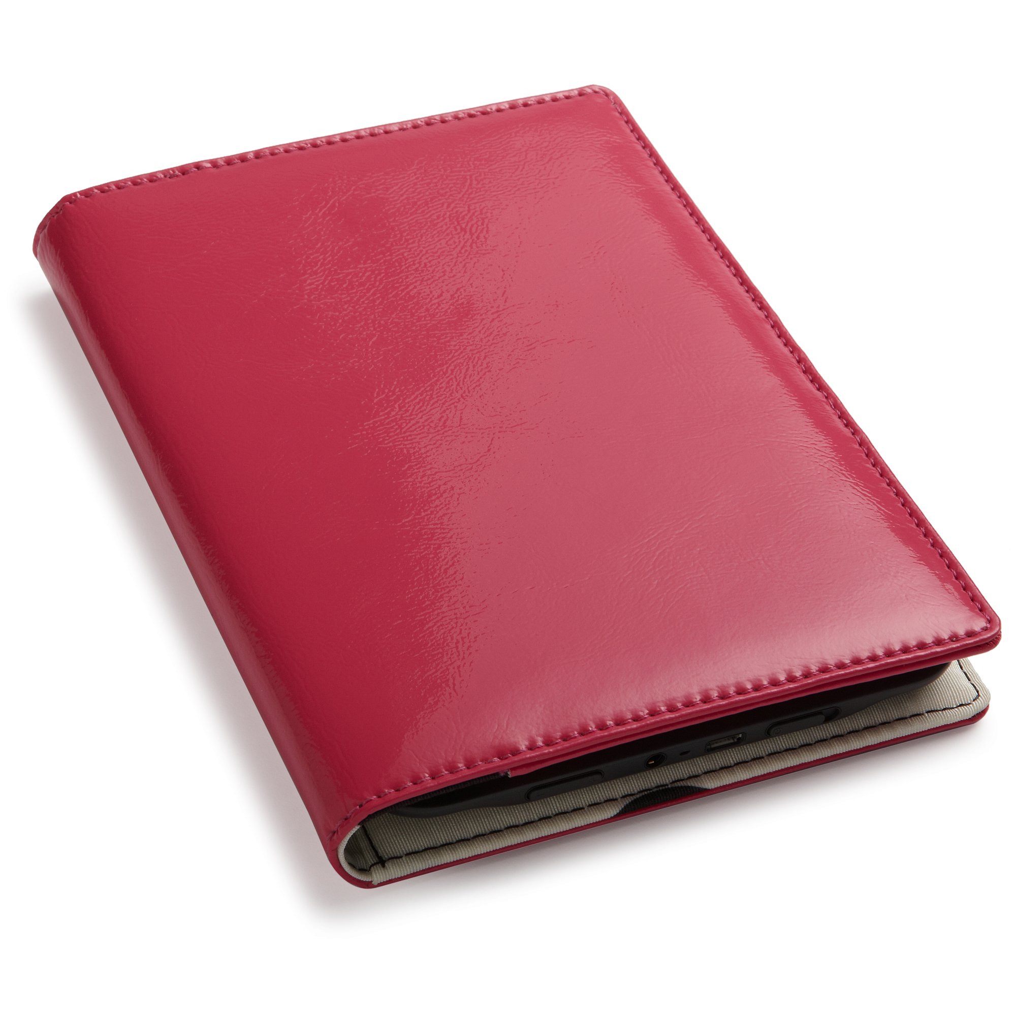 kate spade new york Patent Leather Kindle Cover (Fits Kindle Keyboard), snapdragon pink 3