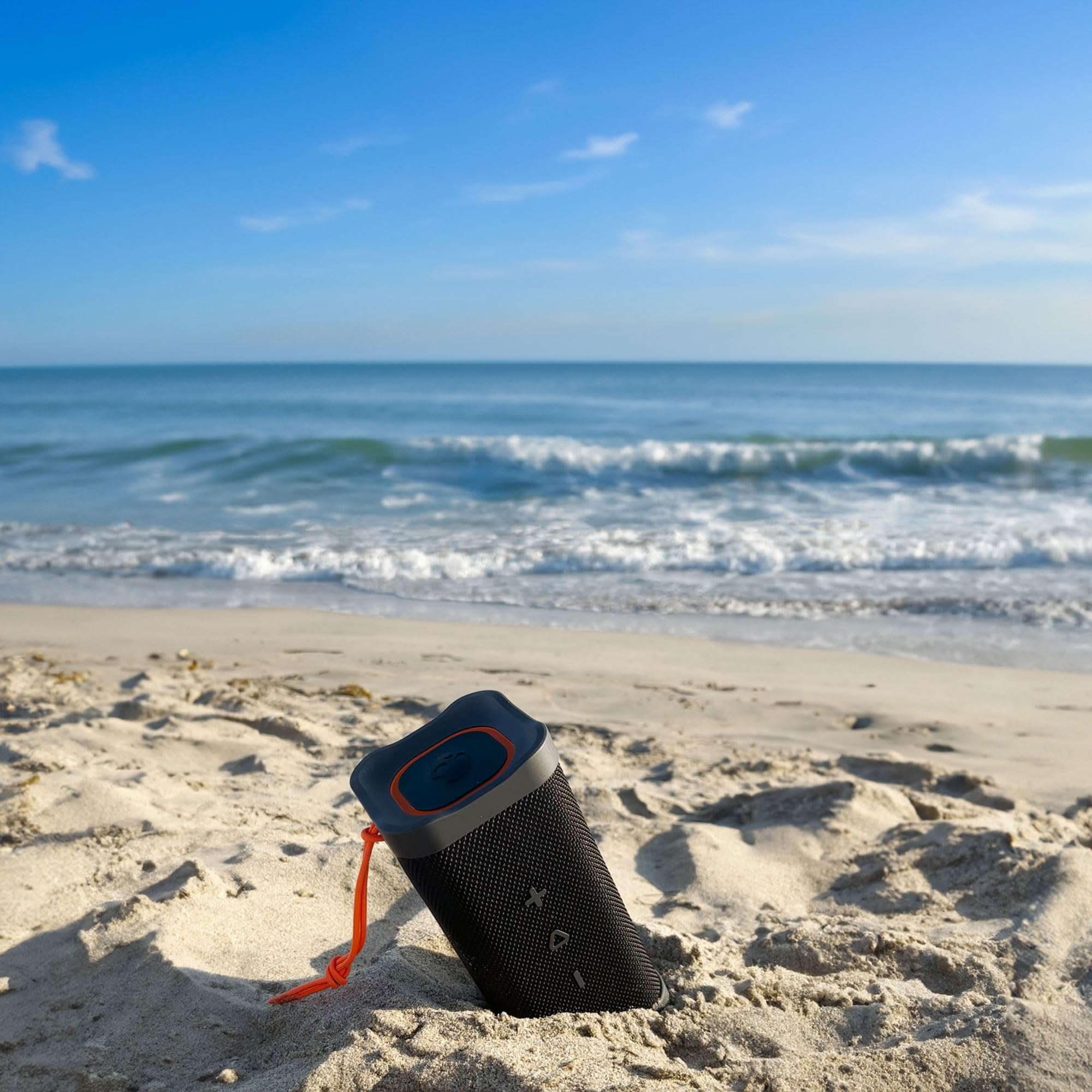 Skullcandy Terrain XL Wireless Bluetooth Speaker - IPX7 Waterproof Portable Speaker, 18 Hour Battery, Nylon Wrist Wrap, True Wireless Stereo (Pink) 5