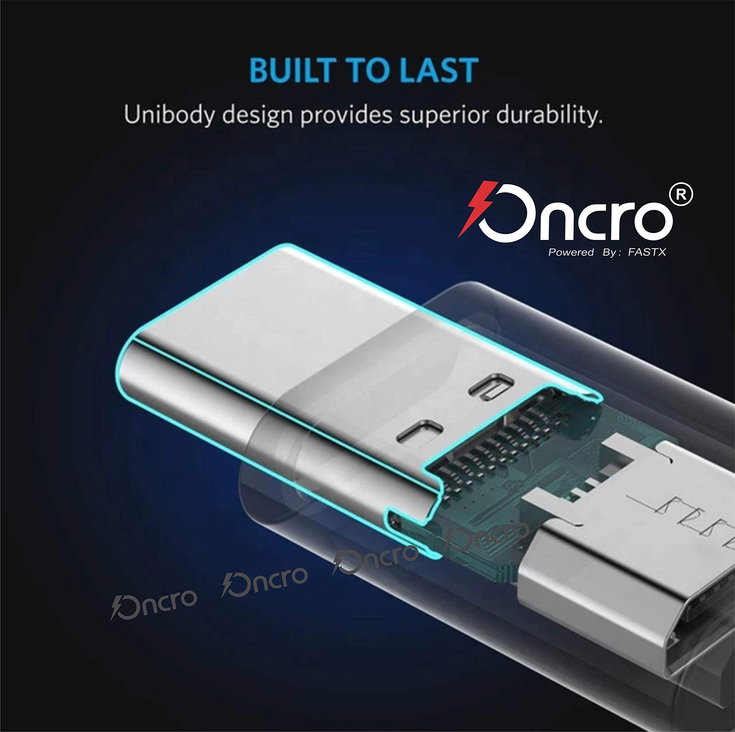 ONCRO® Micro 3.1 USB to Type C High Speed Charging Connector Adapter for OnePlus 7 pro, 7, 6, 6t, 5, 5t and All Type C Smartphones (No Data Transfer) 3