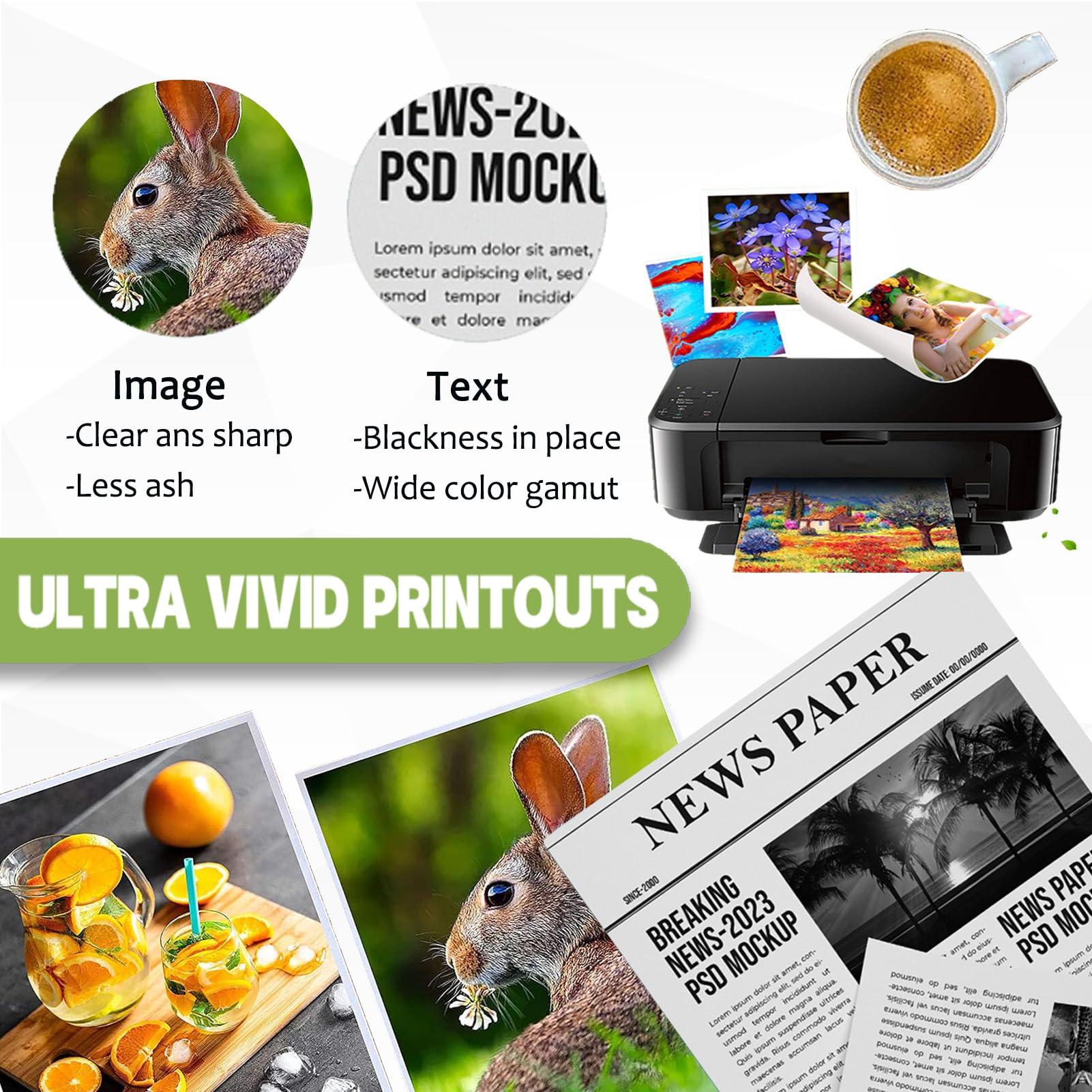 ERNZAT 26A Toner Cartridge Compatible for HP 26A CF226A 26X CF226X Toner Cartridges Work for HP Laserjet Pro M402n M402dw M402dn M402dne MFP M426fdw M426fdn M426dw Printers 6