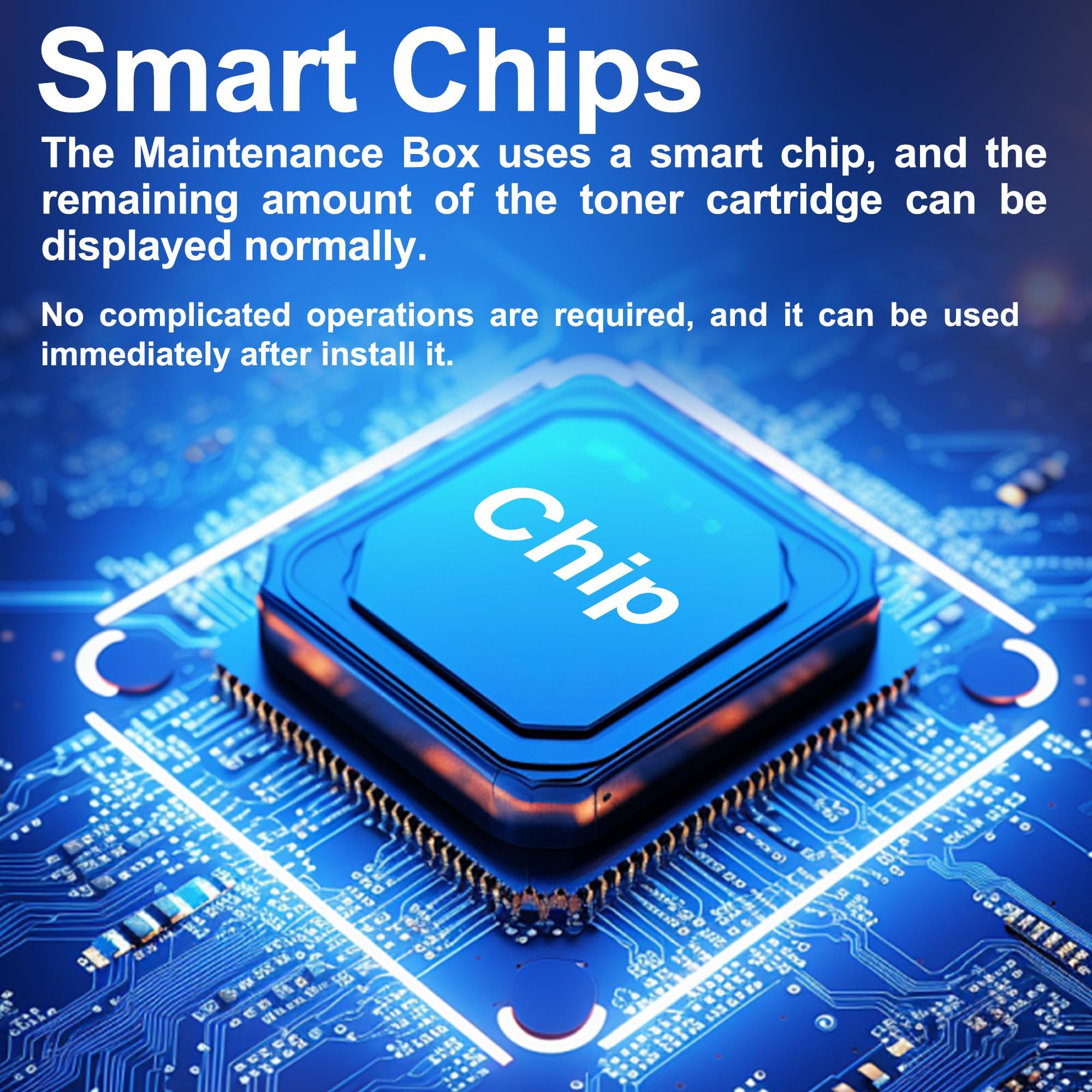 LCL T04D1 T04D100 Ink Maintenance Box Replacement for EcoTank WF-2860 ET-15000 ET-3750 ET-4760 ET-3760 ET-3850 ET-4850 ET-3700 ET-3710 XP-5100 ET-5150 ET-5170 ET-15000 ET-5180 ET-3830 Printers(1-Pack) 5