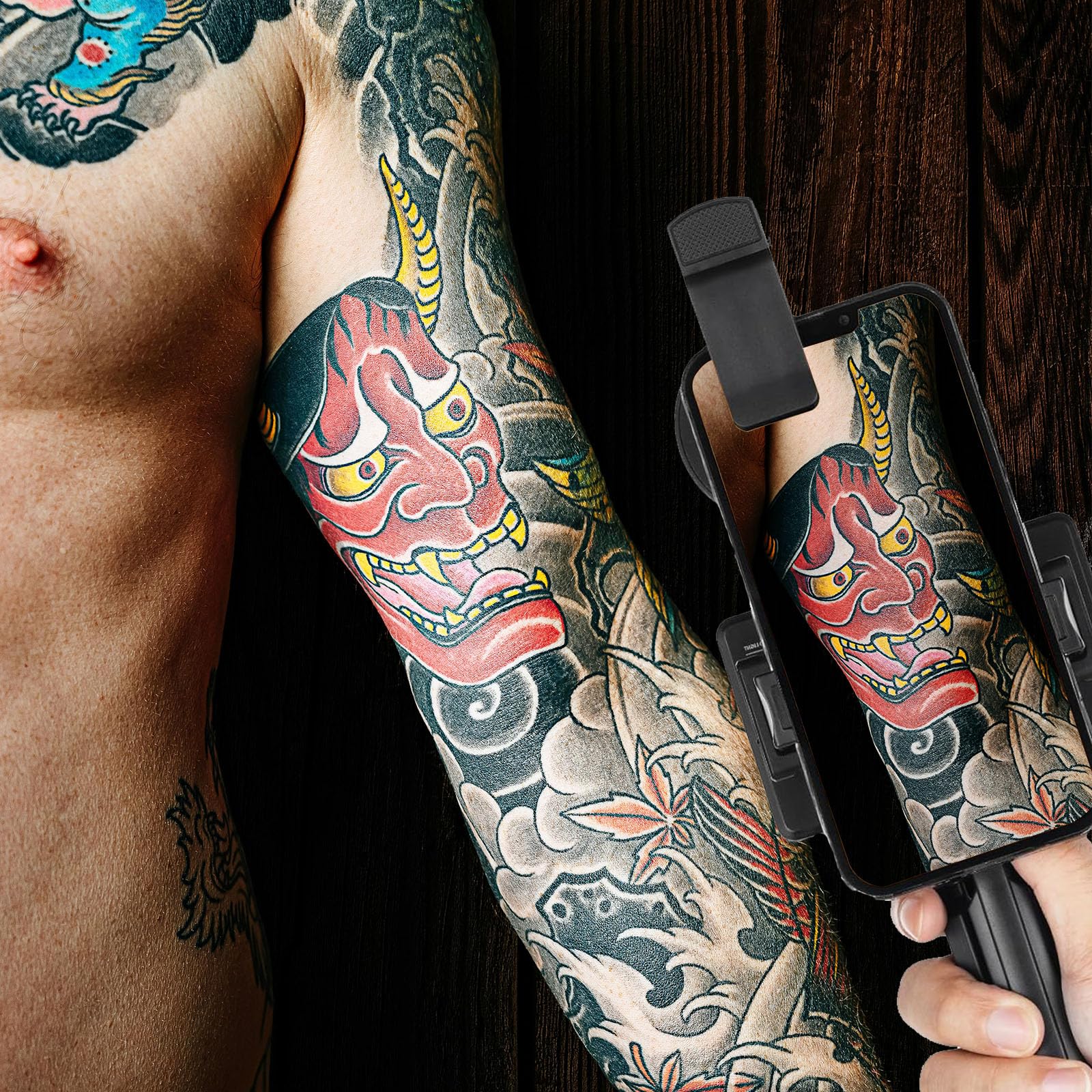 Tattoo Light Kit - Usiriy LED Tattoo Photography Video Lights with LED Beads and CPL Filter Lens Remove Photo Glare Tattoo Equipment and Supplies for Taking Tattoo Photos 3