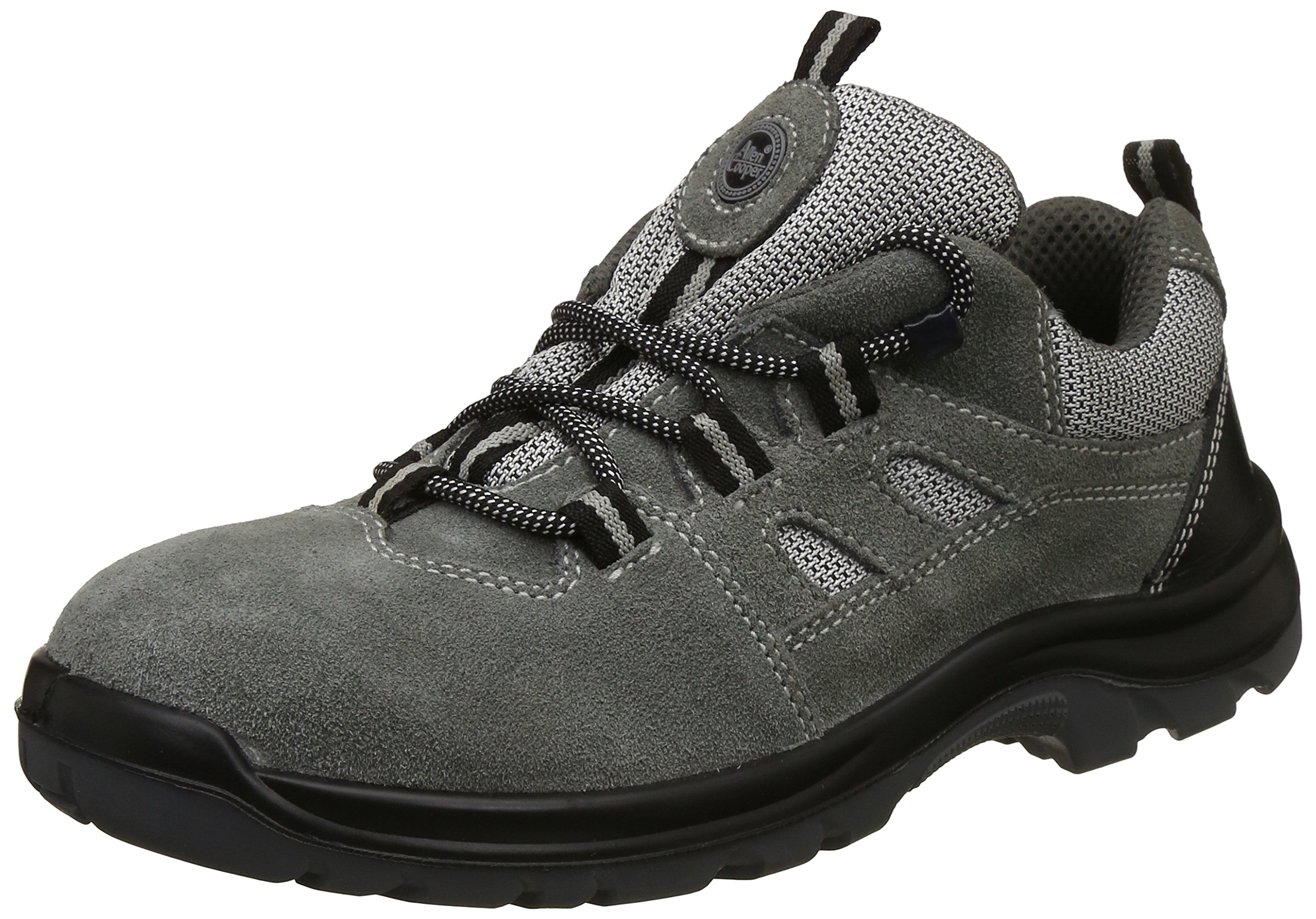 Allen Cooper AC-1439 Sports Series Safety Shoe, ISI Marked for is 15298 Pt-2, Anti Static, Steel Toe Cap for 200 Joules, (Size 7, Grey) 1