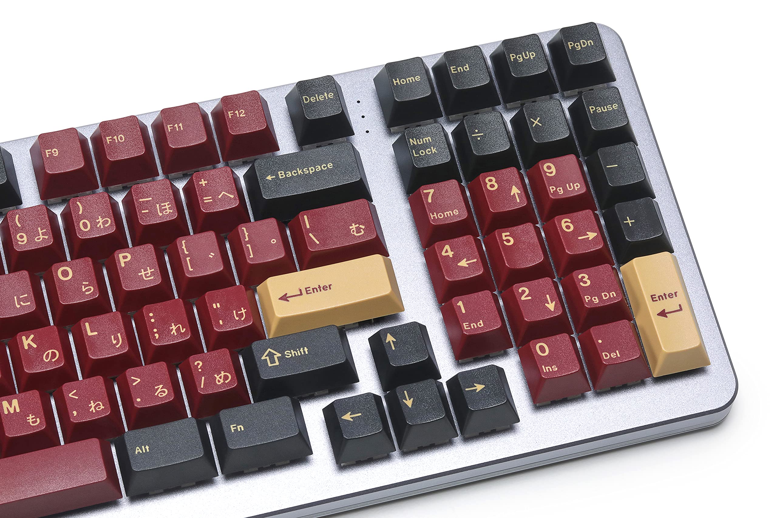 DROP + Redsuns GMK Red Samurai Keycap Set for Full-Size Keyboards - Compatible with Cherry MX Switches and Clones (1800 Layout 113-key Kit) 3