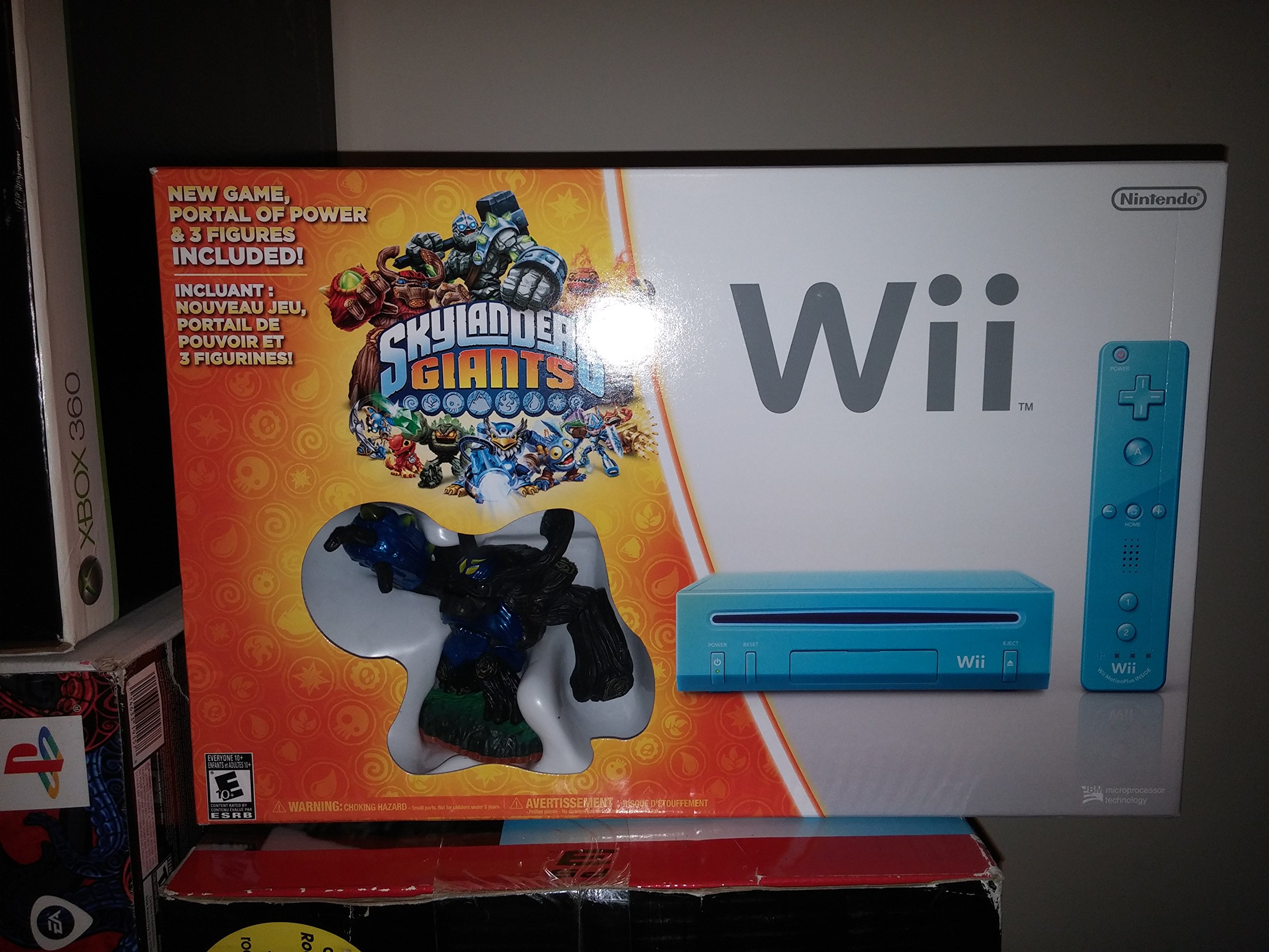 Skylanders Giants Blue Nintendo Wii Console Bundle Pack 1