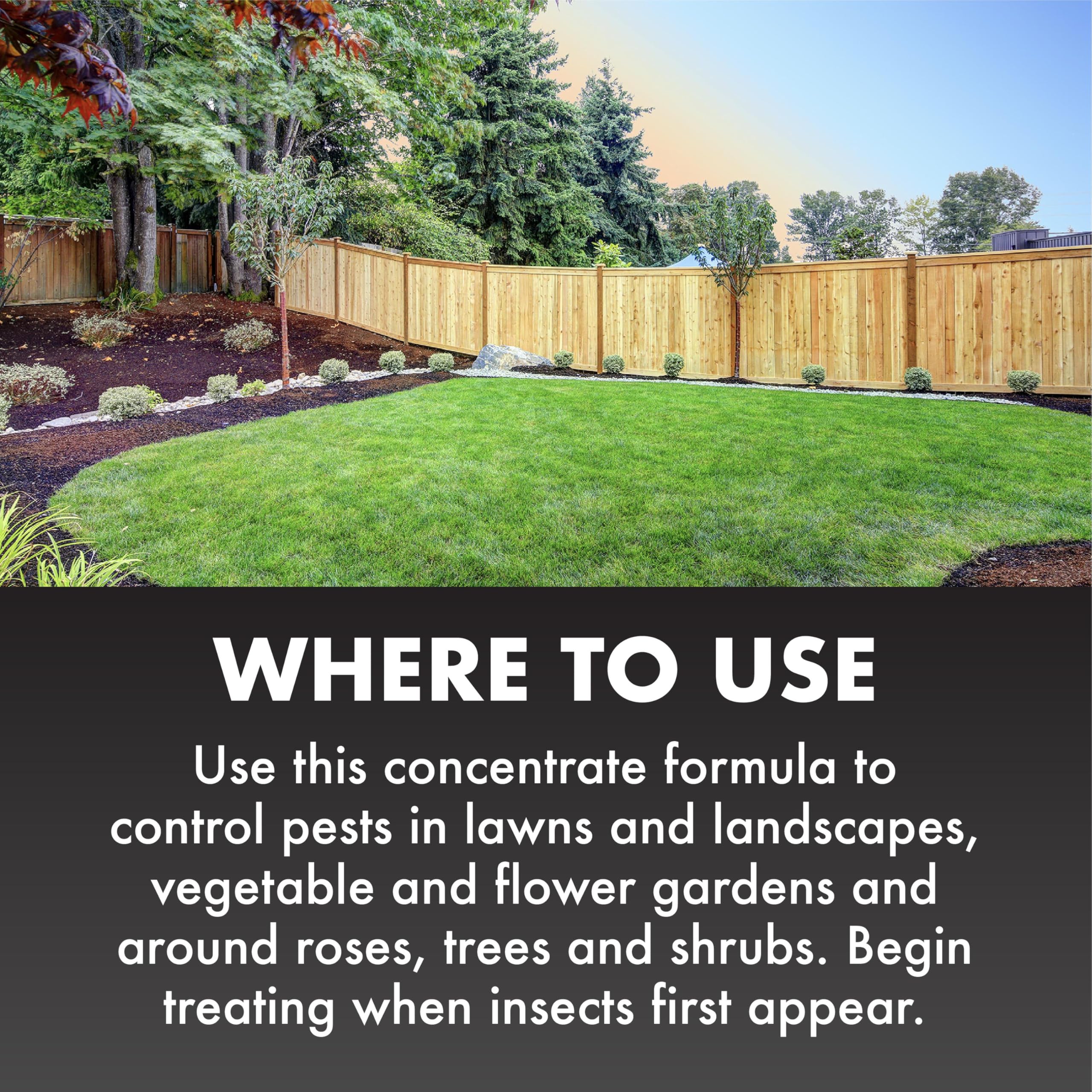 Spectracide Triazicide Insect Killer For Lawns & Landscapes Concentrate (Ready-To-Spray), Protects Lawns, Vegetables, Fruit & Nut Trees, Roses, Flowers & Shrubs, 32 fl Ounce 3