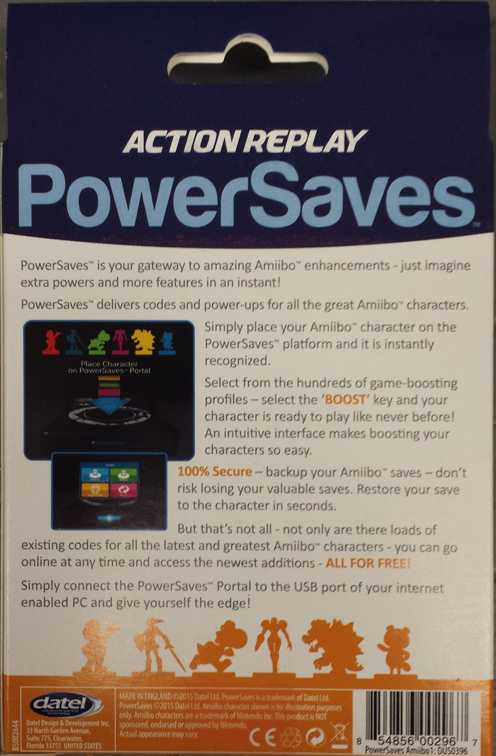DATEL Action Replay Powersaves For Amiibo Character Boost And Cheats 3