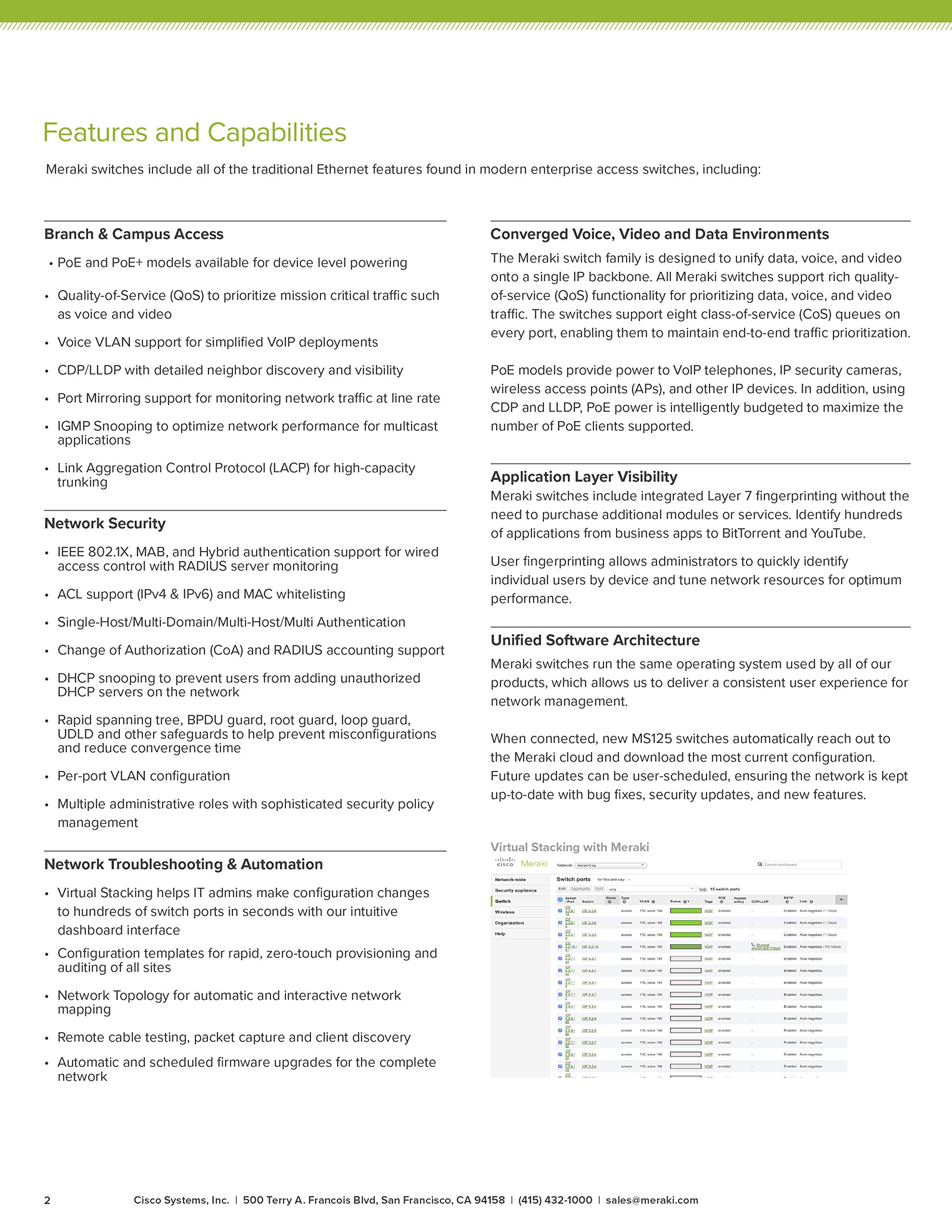 MS125-24-HW Cisco Meraki Cloud Managed Network Switch 3 Year Enterprise License LIC-ENT-3YR 4