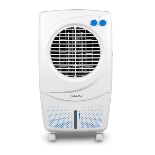 Bajaj PX97 Torque New 36L Personal Air Cooler For Room| DuramarinePump| 1 Year Warranty| TurboFan Technology| Powerful Air Throw| 3-Speed Control| Portable Air Cooler For Home| White