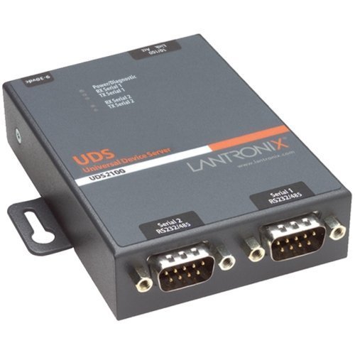Lantronix, Device Server Uds 2100 Device Server 2 Ports 10Mb Lan, 100Mb Lan, Rs-232, Rs-422, Rs-485 "Product Category: Networking/Other Servers"