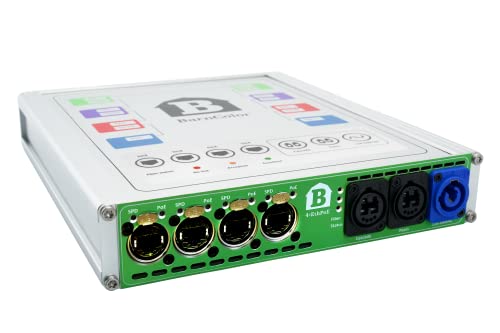 BARNCOLOR 4 x Ethernet; Color Green (1290, 1310, 1330, 1350). Power Cable NOT Included; Order BC-PowerCable-US for USA Operation.