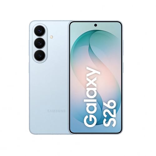 Samsung Galaxy S26 5G (Sky Blue, 12GB RAM, 256GB Storage), AI Phone, Photo Assist, Creative Studio, 50MP Camera, and 4300mAh Battery