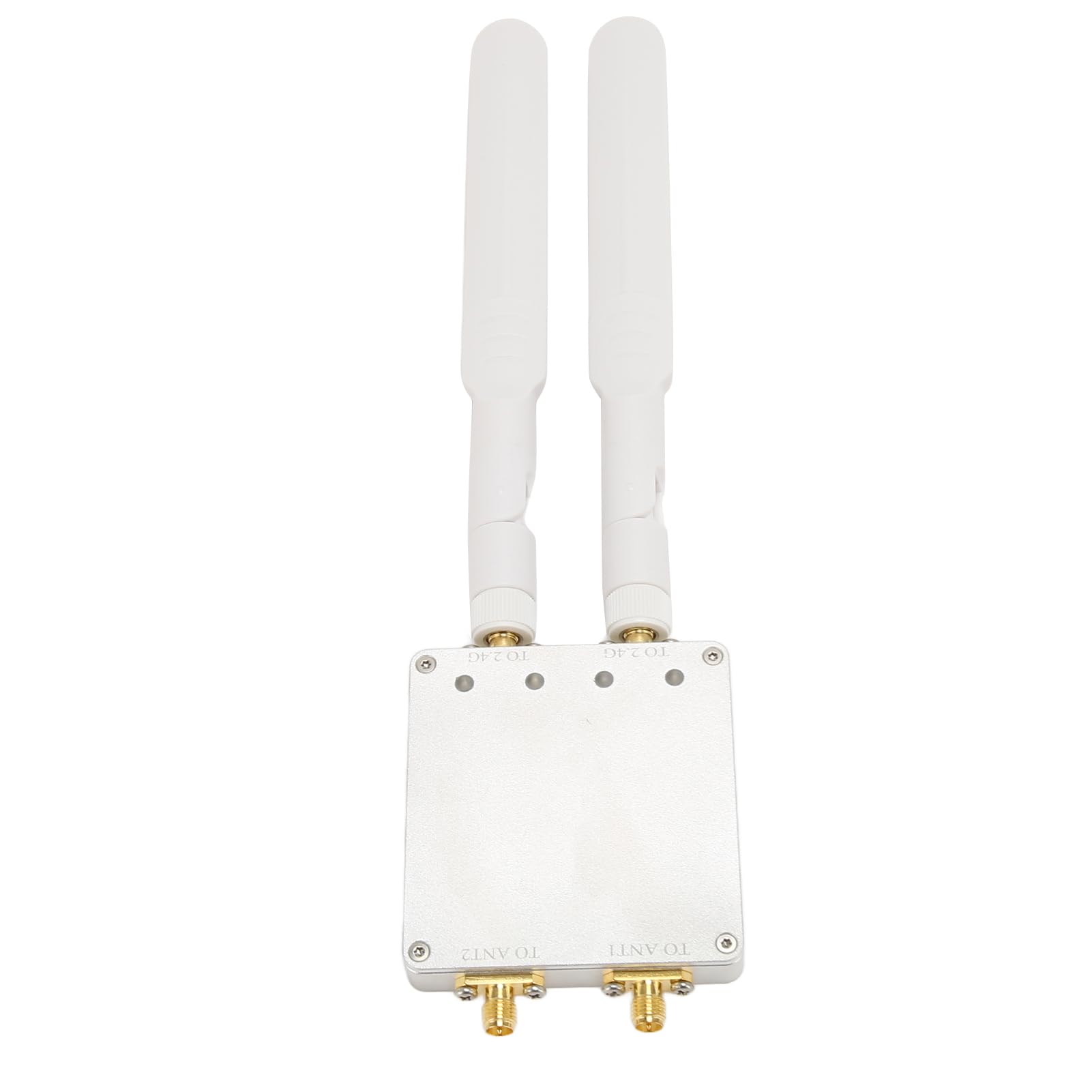 4000mW Cordless Router, WiFi Signal Extender, 2.4G 5.8G Dual Channel Low Noise Broadband Amplifier, Cordless Router Signal for Family Office (WiFi 2.4G Dual Channel)