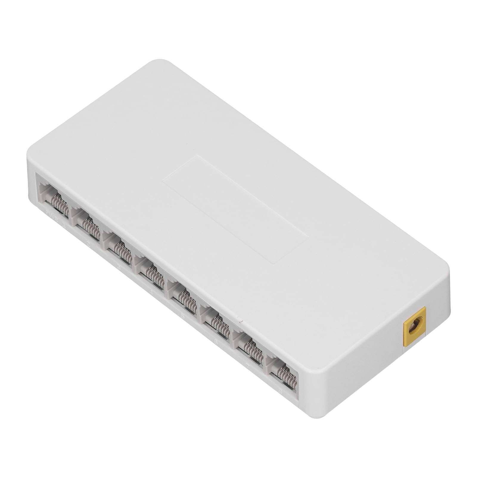 Ethernet Splitter, 250m Transmission Distance Home Network Hub Excellent Data Transmission 100-240V Good Compatibility Intelligent Routing for Smart TVs (US Plug)