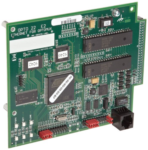 Opto 22 E2 16 Channel Analog Optomux Brain Board For Serial and Ethernet Networks, 5.0-5.2 VDC at 0.5 Amps