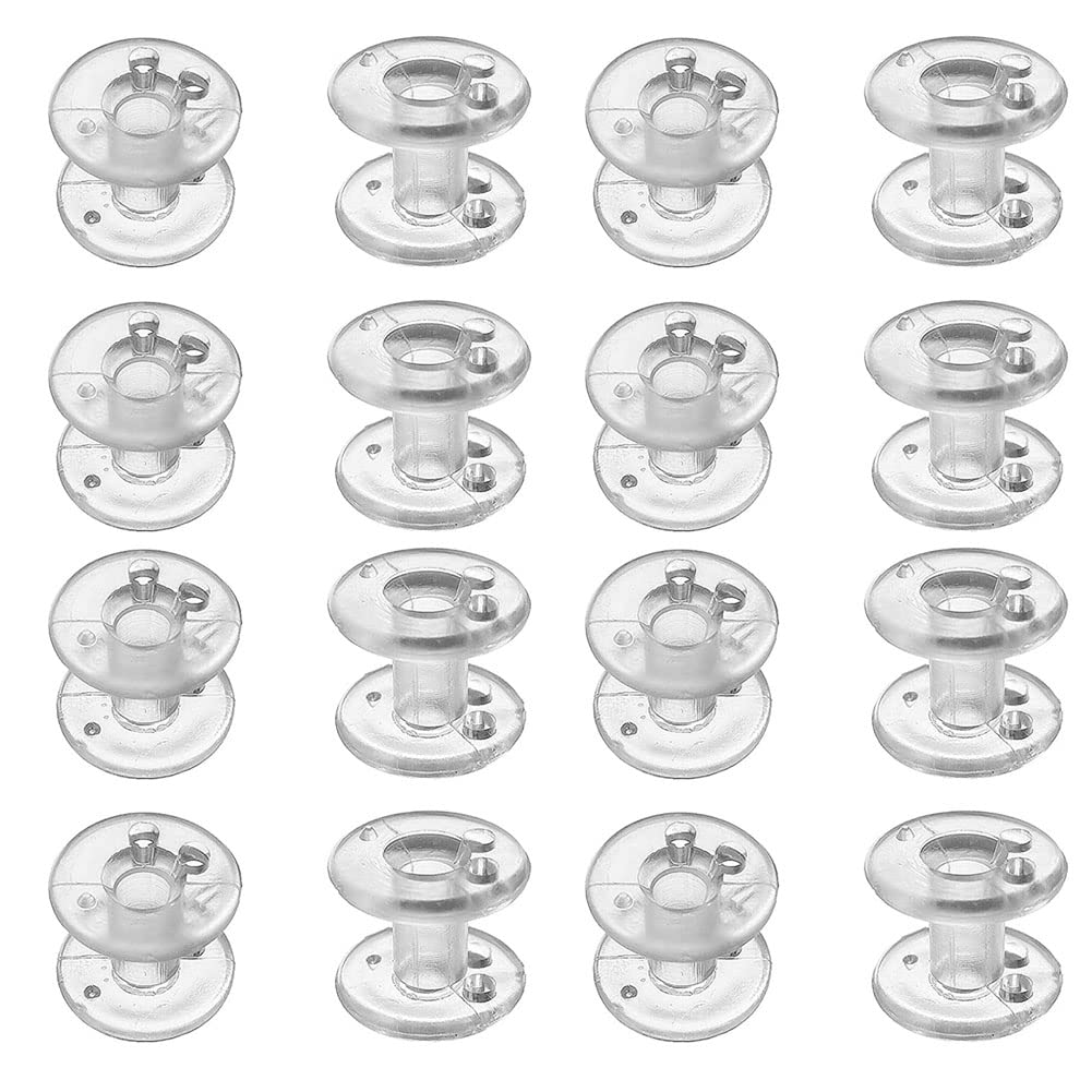 BOOHAO 16 PCS Pleated Shade Blind Tensioner Pleated Shade Hold Downs Spool Tensioner Window Covering Hardware Cord Retainer Spool for Day/Night Shades, 17 x 17 x 14 mm / 0.67 x 0.67 x 0.55 inches