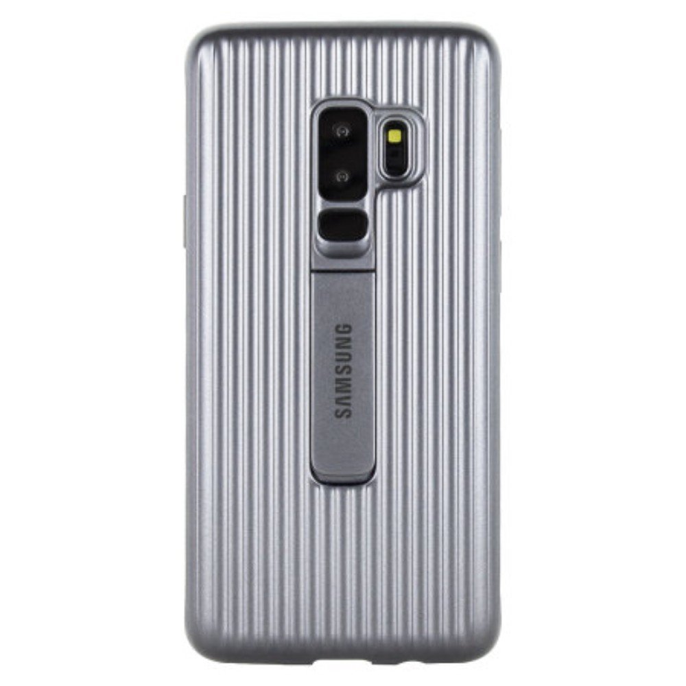Samsung Official OEM Galaxy S9+ Military Protective Standing Cover (Silver)