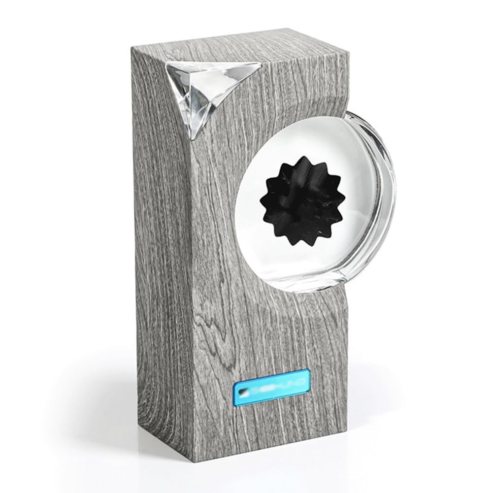 Ufpvsc Ferafluid Speaker Music Mate, Ferrofluid Sound Visualizer, Dancing Ferrofluid Speaker, Magnetic Fidget Toy, Desk Toys, Cool Gadgets for Teens (Gray)