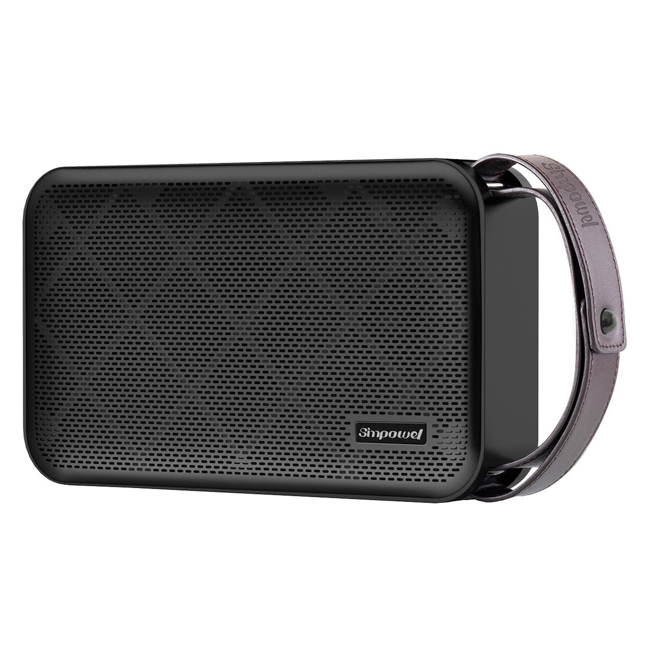 Simpowel V10 - Speaker 20W Portable Wireless Speaker with Deep Bass, DSP and Build-in Micro SD Slot - Black