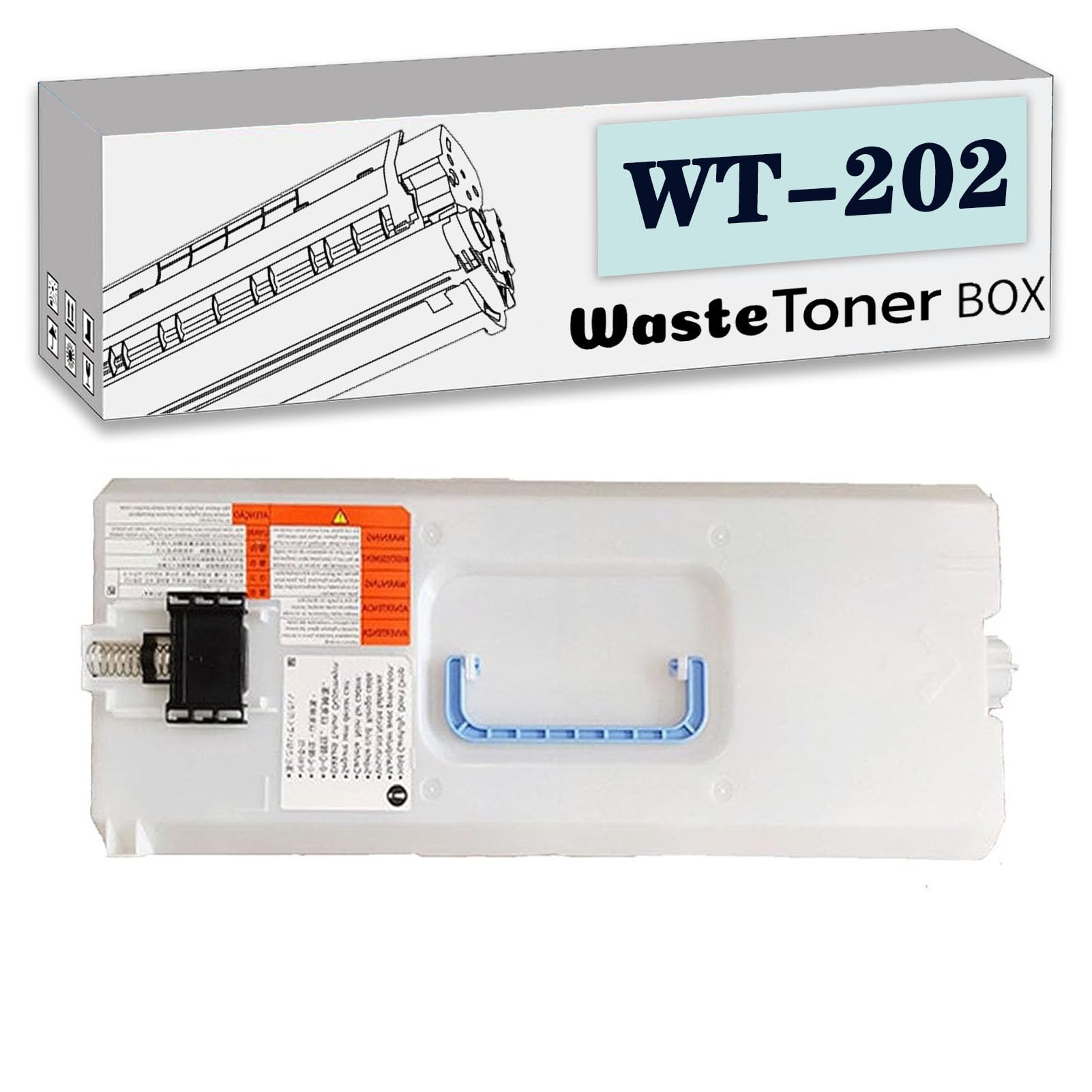 PUCIO WT202 Waste Toner Bottle,Compatible Replacement WT-202 Waste Toner Box, Suitable for Canon C3530i C5535i C5540i C5550i C5560i DX 4845i 6000i 6860i 6870i Printers 1 Pack