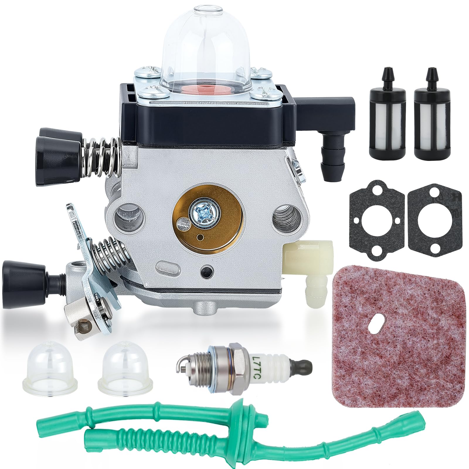 Hipa FS55R Carburetor for STHIL FS55R FS45 FS38 HS45 FS55 KM55R FS46 FS55RC FS 55R HS 45 FS 38 FS 45 FC55 FS45C HL45 FS46C KM55 FS55C FS55T FS45L String Trimmer Weedeater Parts